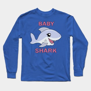 Kawaii Baby Shark Long Sleeve T-Shirt